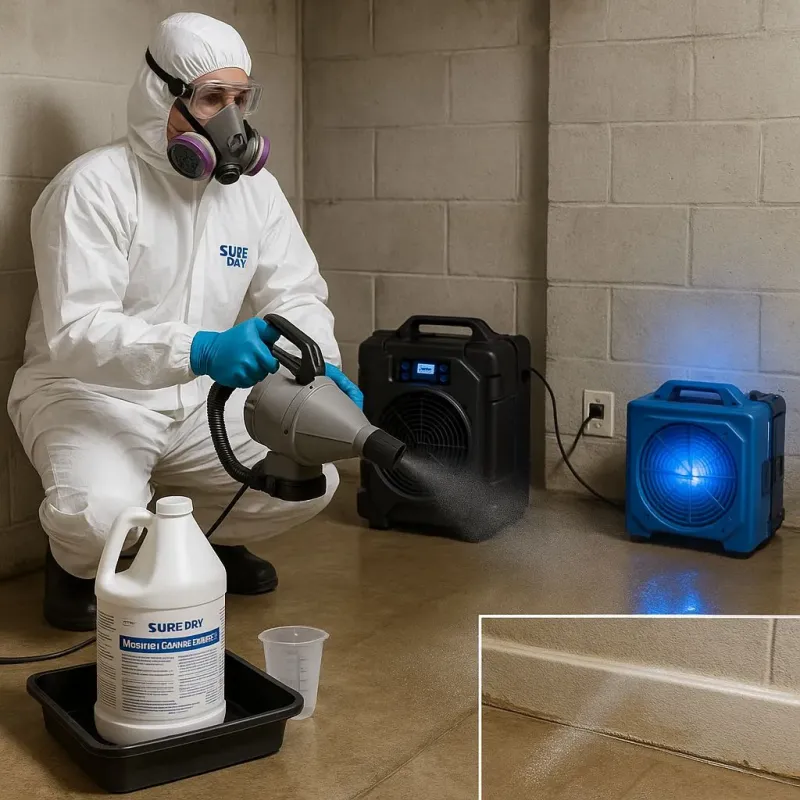 Sanitization and Odor Removal process in North Key Largo, FL